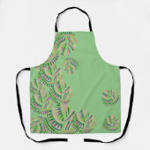 Blätter Jazz / Mint Dusty Pink 4 Schürze (Vorderseite)