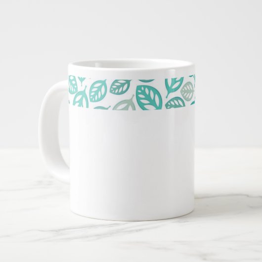 Blätter Jumbo-Tasse (Vorderseite Links)