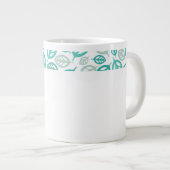 Blätter Jumbo-Tasse (Vorderseite Rechts)