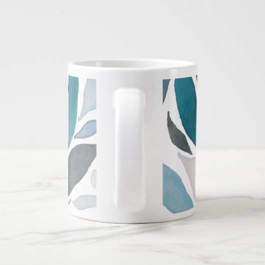 Blätter Jumbo-Tasse (Rückseite)