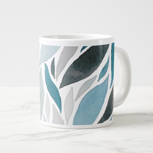 Blätter Jumbo-Tasse (Vorderseite Rechts)