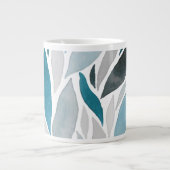 Blätter Jumbo-Tasse (Vorderseite)