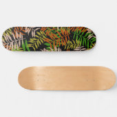 Blätter JUNGLE NATUR Skateboard (Horizontal)