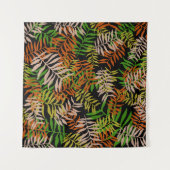 Blätter JUNGLE NATUR Wandteppich (Vorderseite)