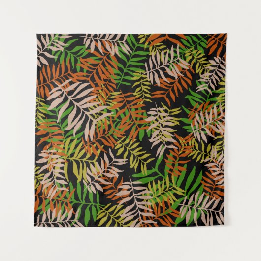 Blätter JUNGLE NATUR Wandteppich (Vorderseite)