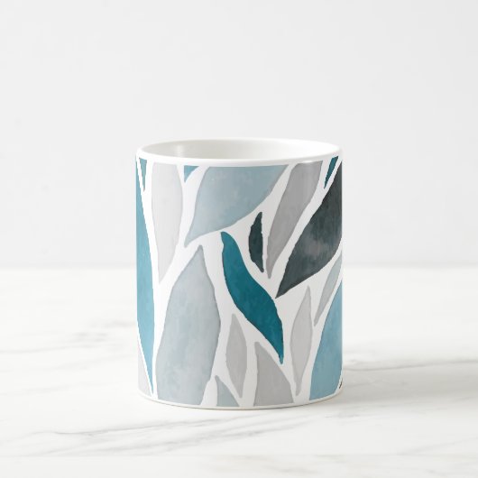 Blätter Kaffeetasse (Mittel)