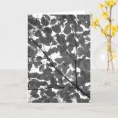 Blätter Karte (Gelbe Blume)