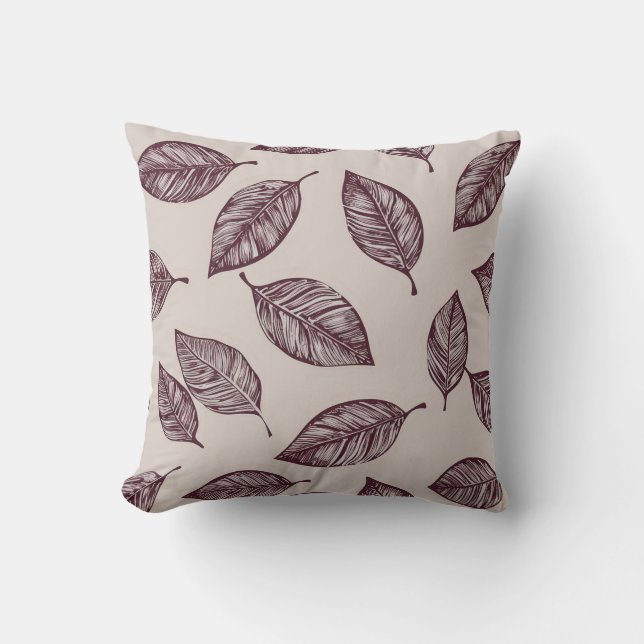 Blätter Kissen (Vorderseite)