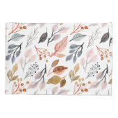 Blätter Kissenbezug (Rückseite)