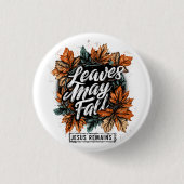 Blätter können fallen... button (Vorderseite)