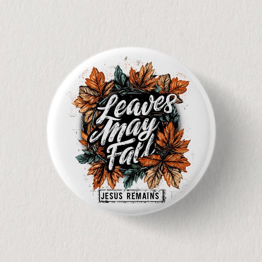 Blätter können fallen... button (Vorderseite)