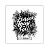 Blätter können fallen... gummistempel (Prägung)