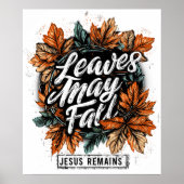 Blätter können fallen... poster (Vorne)