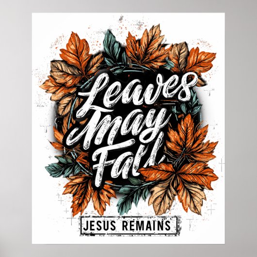 Blätter können fallen... poster (Vorne)