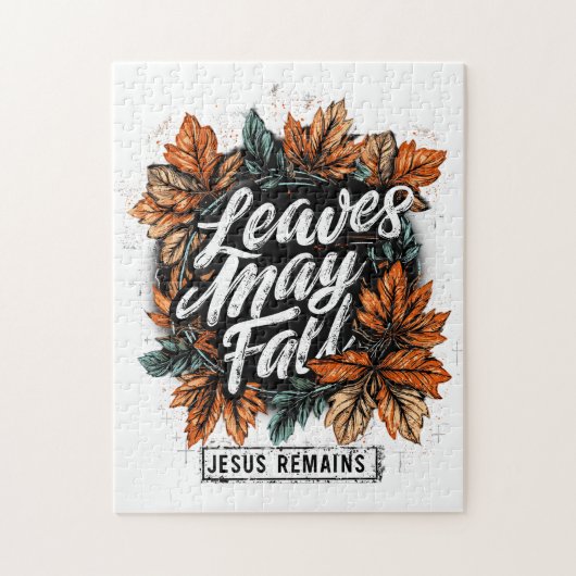 Blätter können fallen... puzzle (Vertikal)