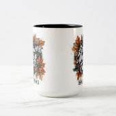 Blätter können fallen... zweifarbige tasse (Mittel)