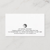 Blätter Kräutermedizin Visitenkarte (Rückseite)