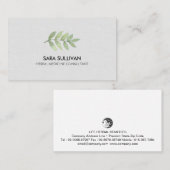 Blätter Kräutermedizin Visitenkarte (Vorne/Hinten)