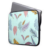 Blätter Laptopschutzhülle (Vorderseite Links)