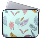 Blätter Laptopschutzhülle (Vorderseite)