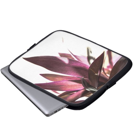 Blätter Laptopschutzhülle (Vorne Knopf)