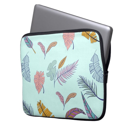 Blätter. Laptopschutzhülle (Vorderseite Links)