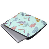 Blätter Laptopschutzhülle (Vorne Knopf)