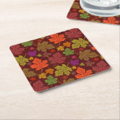 Blätter-Laub-Herbst-Erntedank-Party Rechteckiger Pappuntersetzer (angewinkelt)