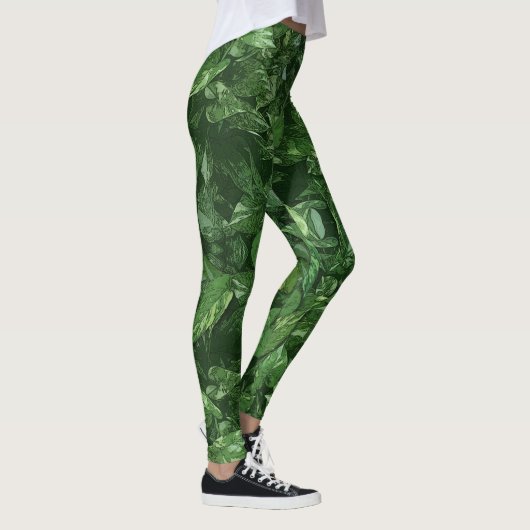 Blätter Leggings (Rechts)
