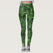 Blätter Leggings (Vorderseite)