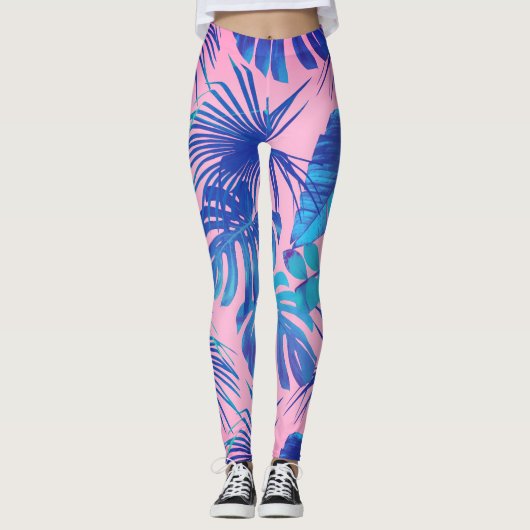 Blätter Leggings (Vorderseite)