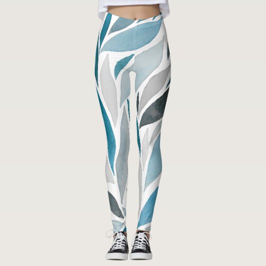 Blätter Leggings (Vorderseite)