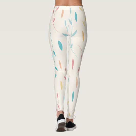 Blätter Leggings (Rückseite)