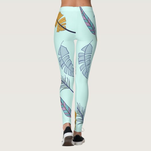 Blätter. Leggings (Rückseite)