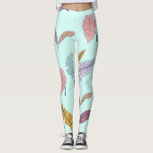 Blätter. Leggings (Vorderseite)