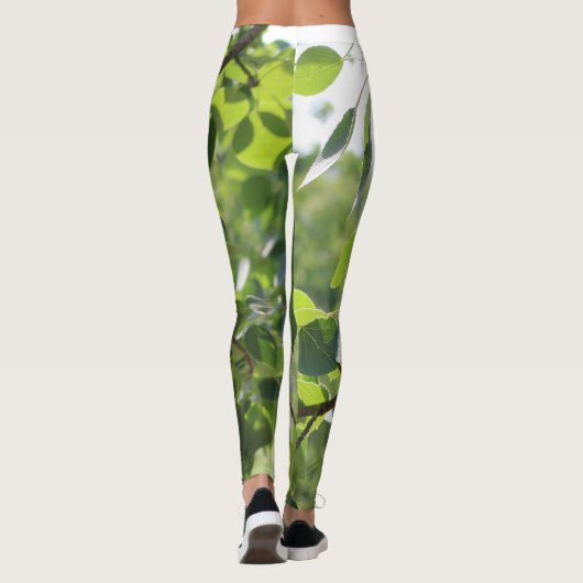 Blätter Leggings (Rückseite)