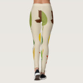 Blätter Leggings (Rückseite)