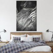 Blätter Leinwanddruck (Insitu (Schlafzimmer))