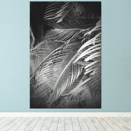 Blätter Leinwanddruck (Insitu (Holzboden))