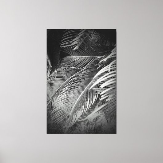 Blätter Leinwanddruck (Vorderseite)