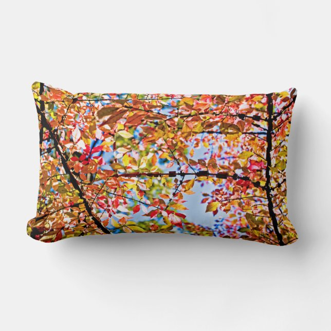 Blätter Lendenkissen (Vorderseite)