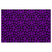 Blätter - Lila auf Schwarz Stoff (Fat Quarter (45,7 x 55,9 cm))