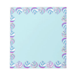 Blätter Lila Sky Notizblock