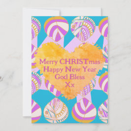 Blätter Lilac Gold Türkis Weihnachten