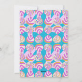 Blätter Lilac Gold Türkis Weihnachten (Rückseite)