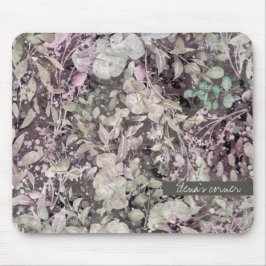 Blätter magisch - bearbeitbarer Text Mousepad