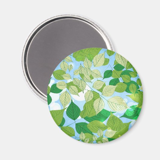 Blätter Magnet (Vorderseite/Rückseite)