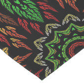 Blätter Mandala Pattern Kurzer Tischläufer (Ecke)
