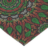 Blätter Mandala Pattern Kurzer Tischläufer (Ecke)