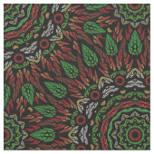 Blätter Mandala Pattern Stoff (Nahaufnahme)
